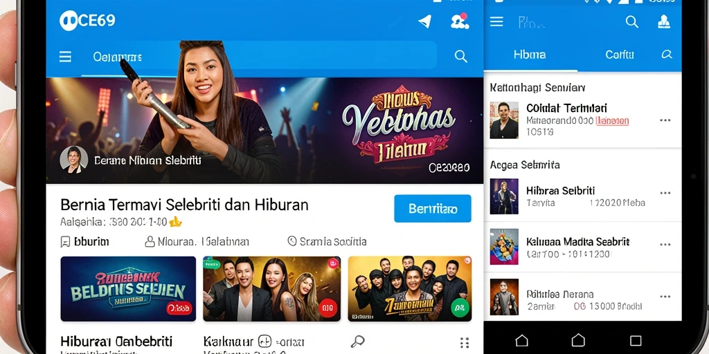 Tampilan antarmuka OCE69 yang menarik dan penggunaannya yang mudah.