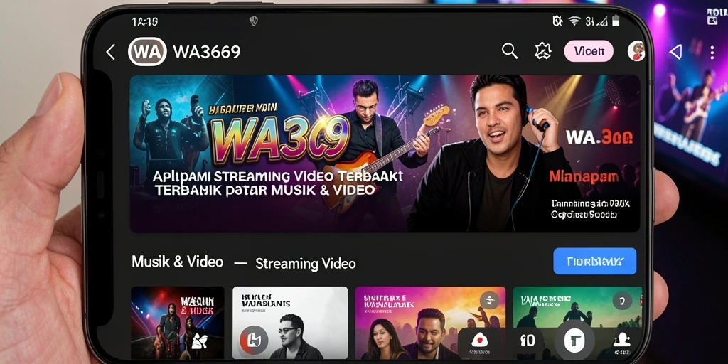 Antarmuka WA369 yang menarik dan mudah dinavigasi.
