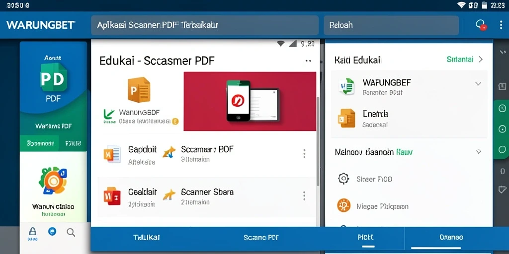 Antarmuka pengguna WARUNGBET yang sederhana dan fungsional.